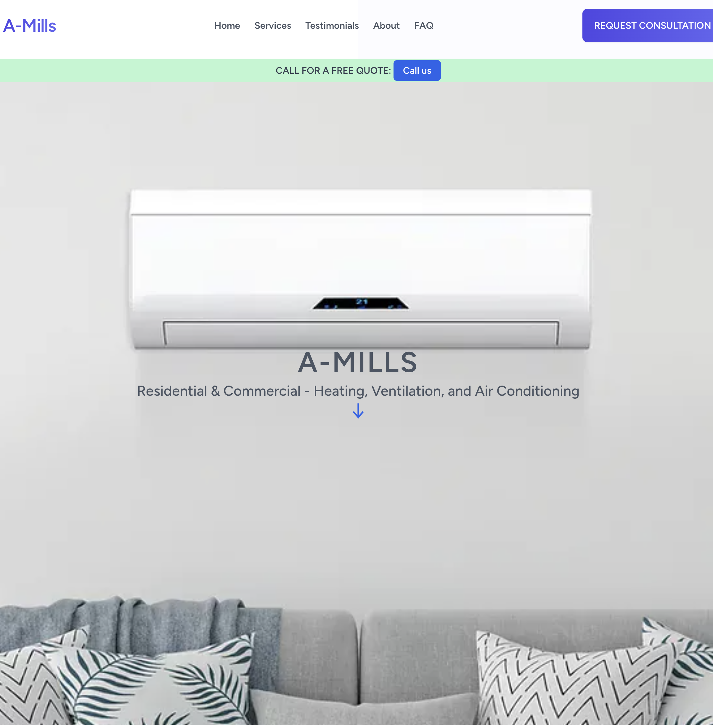Al-Mills HVAC Screenshot