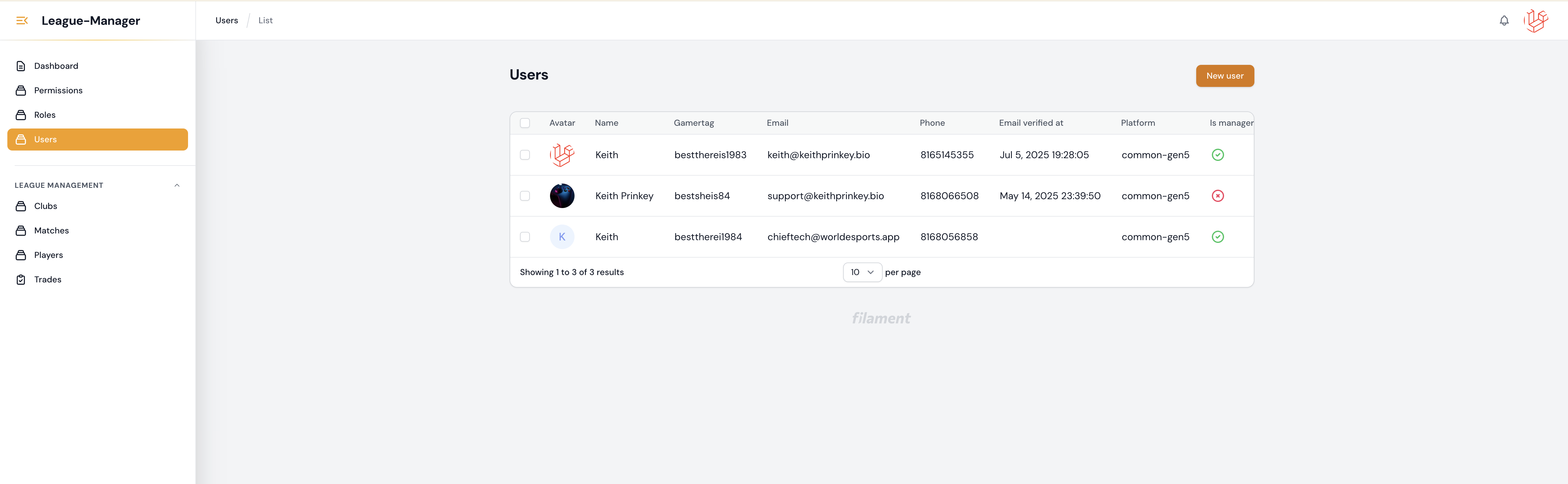 Permissions (Spatie) in Filament